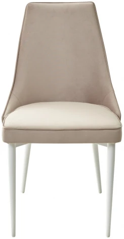 Стул NEPAL-P ЛАТТЕ #25, велюр/ белый каркас M-City 461MC04556