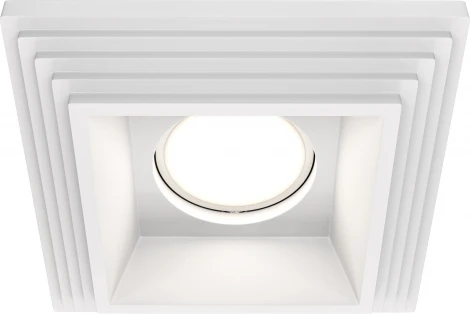 Встраиваемый светильник Gyps Modern GU10 1x35Вт Maytoni Technical DL005-1-01-W (220V)