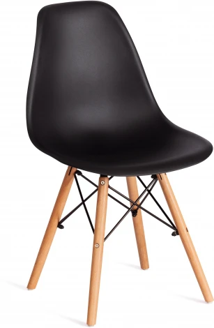 Стул CINDY (EAMES) (mod. 1801) / 2 шт. в упаковке Tetchair (Дерево бук,Металл,Пластик/Черный) арт.24423