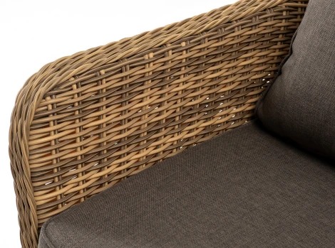 "Прованс" диван из искусственного ротанга трехместный, цвет соломенный 4SIS арт.УТ-00007743