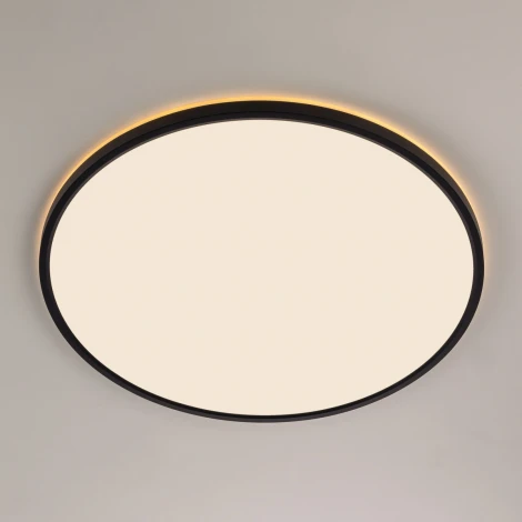 Настенно-потолочный светильник круглый светодиодный с подсветкой Citilux Norma CL748501 (220V, круглые, IP40)