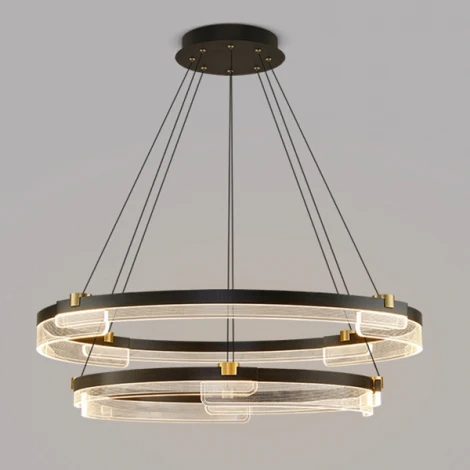 Подвесная люстра LED MARGA D80+100 ImperiumLoft Marga01 (219716-23)