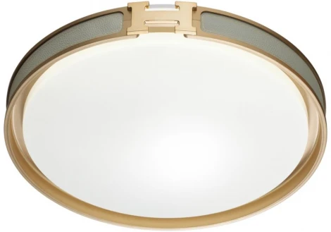 Настенно-потолочный светильник Sonex Favemo Grey 7654/EL пластик/серый/золот LED 70Вт 3000-6000К D505 IP43 пульт ДУ (220V, круглые)