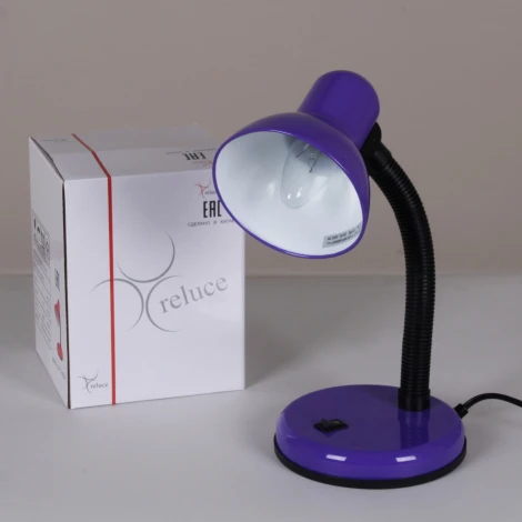 Офисная настольная лампа с выключателем Reluce 00203-0.7-01 PURPLE