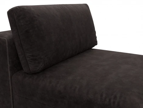 Модуль диван Лига-060 НПБ (ЛДСП,Брус,Фанера,Велюр/Коричневый) Лига Диванов 129549