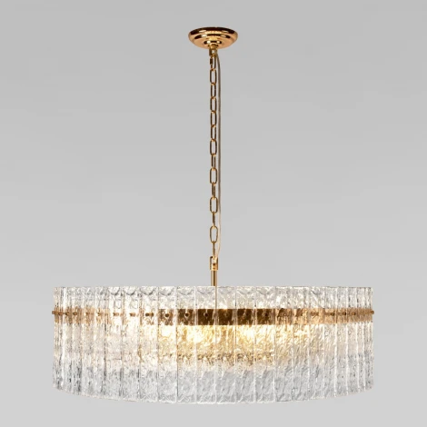 Подвесная люстра Loft It Nevada 10297/800 French gold (220V, хрусталь, на цепи, круглые)