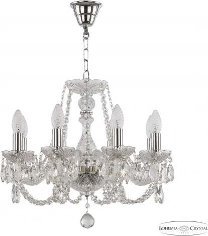Подвесная люстра Bohemia 101 101/8/165 Ni (220V, подвески, на цепи, подсвечник, свеча)