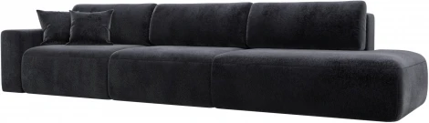 Диван прямой Лига-036 НПБ Модерн Лонг подлокотник слева Лига Диванов (Велюр) арт.127703L