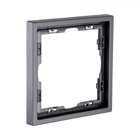 Рамка 1-постовая серый Kollinger Eclipse EC1GY