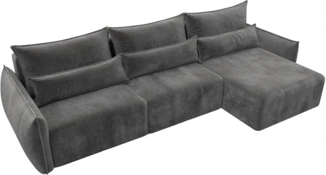 Диван угловой Лига-051 НПБ Лонг угол универсальный Лига Диванов (Велюр) арт.128667