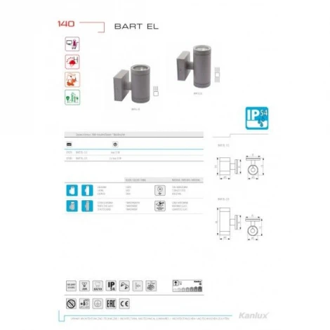 Архитектурная подсветка Bart El 7080 (220V, IP54)