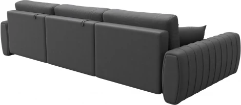 Диван угловой Лига-057 НПБ Лонг угол левый Лига Диванов (Замша) арт.129314L