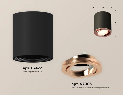 Накладной точечный светильник Ambrella Techno Spot XS7422004 (круглые)