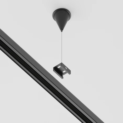 Подвес тросовый Trinity черный, 1шт (трехфазный) Maytoni Technical TRA005WS-31B (220V)