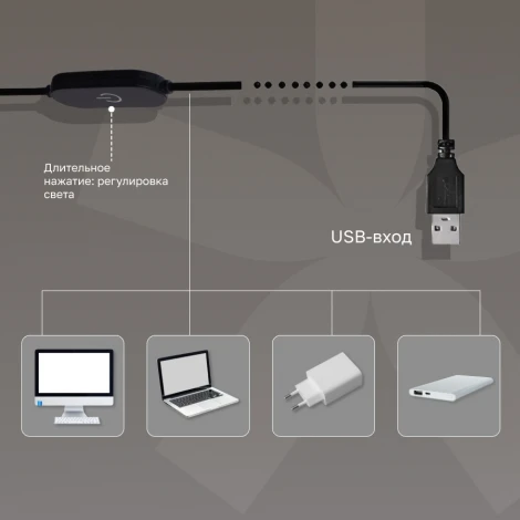 Настольная лампа светодиодная Nuvolt Jegser LTBL-004B