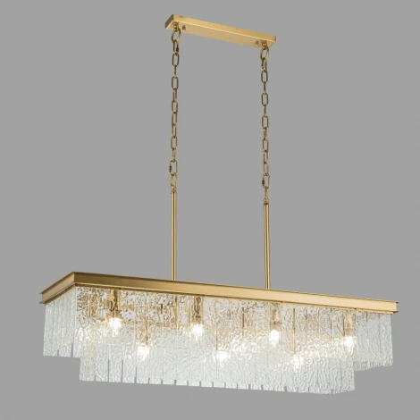 Подвесная люстра Belfast Harland 6308-10C BR CL (220V, на цепи)