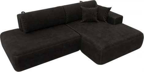 Диван угловой Лига-036 НПБ Модерн правый угол Лига Диванов (Велюр) арт.127768