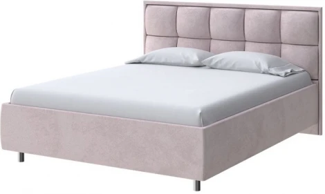 PROxSON Кровать Chessy без основания (Ткань: Велюр Teddy Лунный) 120x200