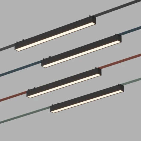 Трековый светильник 48V Denkirs Belty Linear DK5577-BK (LED)