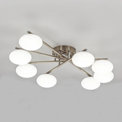 Потолочная люстра RGB на штанге Citilux Atman Smart CL226A181 (LED, 220V, голосовое управление, пульт управления, управление смартфоном, умный дом - Алиса, Маруся, Салют)