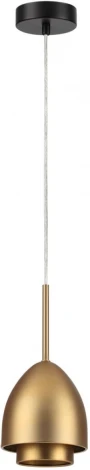 Подвесной светильник Lumion Avrora 8001/1A черный/античное золото металл/металл Е14 40W 220V (на проводе)