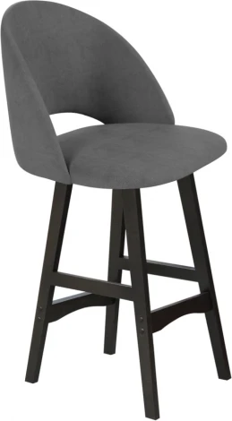 Стул полубарный Sheffilton SHT-ST34/S65-1 платиново-серый/венге