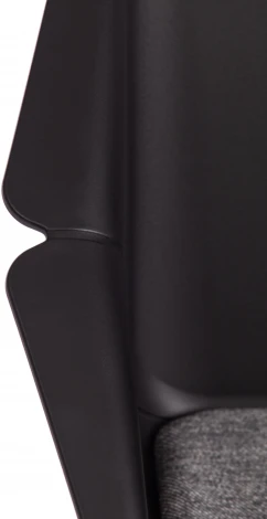 Стул DORO (mod. 8088) пластик/металл/ткань , 61,5 х 55 46 89 см Black (Черный) / Grey (Серый) 1509 Tetchair 15530