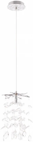 Подвесная люстра хрустальная Arte Milano Milano-1 23110.210.1.E14.B CR (220V, на тросе)