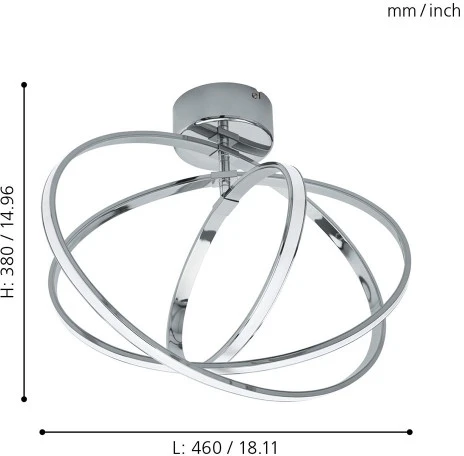 Настенно-потолочный светильник Eglo Selvina 96306