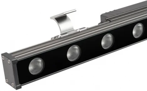 Линейный прожектор LED AR-LINE-500-9W Warm3000 (GR, 15x60 deg, 230V) (Arlight, IP65 Металл, 3 года) 041724