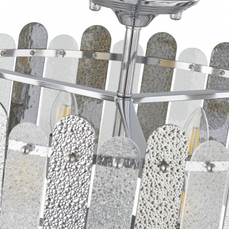 Потолочная люстра хрустальная на штанге Arte Milano Sorrento-3109 373109/6/80/500 CR (220V)