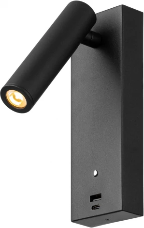 Спот для чтения Citilux Декарт CL704431 с USB (LED, 220V, выключатель)