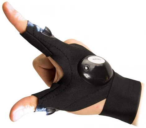 Перчатки с фонариком светодиодные Duwi 26160 5