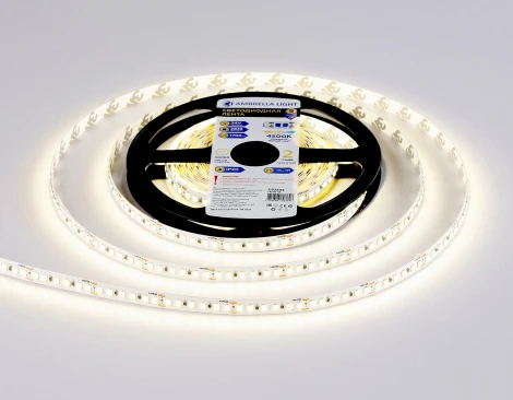 Светодиодная лента Ambrella Illumination GS3202 2835 180Led 14.4W/m 24V IP20 4500K 5m