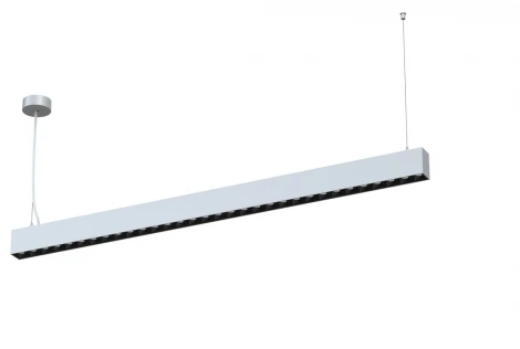 Потолочный линейный светильник светодиодный с диммером Lumker NX DL-BEPF-1206024-SL-DN (220V, на тросе)
