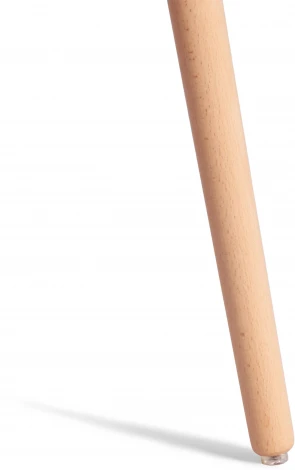 Стул QXX (mod. C1058-1) / 1 шт. в упаковке (Пластик,Дерево /Серый)