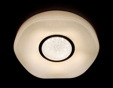 Потолочный светильник Ambrella Orbital Crystal Sand FS1236 WH 48W D390