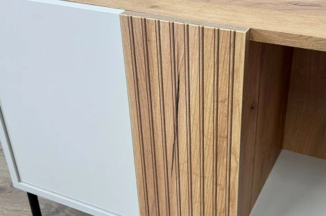 Доминика Тумба Mebelson (ЛДСП,Металл/Бежевый,Дуб крафт золотой) арт.174979,3369