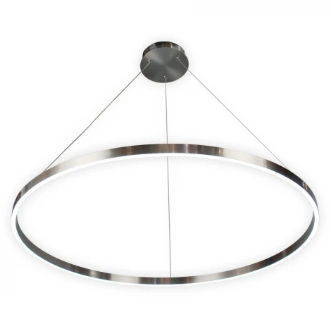 Подвесной светильник светодиодный AM Group AM520 D400 SN (220V, на тросе, кольцо)