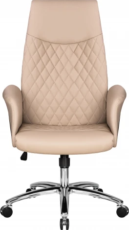 Офисное кресло для руководителей DOBRIN LEONARD (коричнево-бежевый)