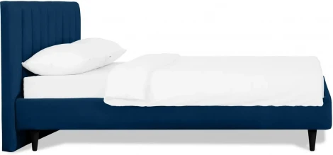 Кровать Queen II Sofia L 1600 ОГОГО (арт.577305), (Ткань/Синий)