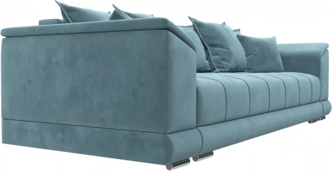 Диван прямой НордСтар НПБ Лига Диванов (Велюр) арт.129450