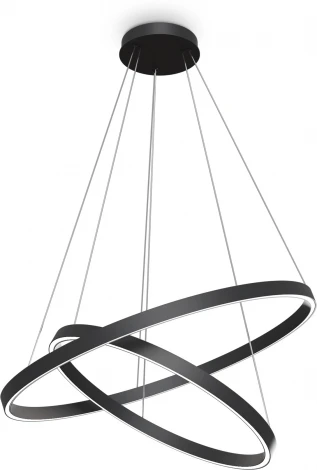 Подвесной светильник Maytoni Rim MOD058PL-L74BK (LED, 220V, на тросе)
