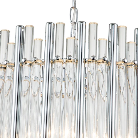 Подвесная люстра Violino V000307 (12025/5P Chrome) (220V, на цепи, круглые)