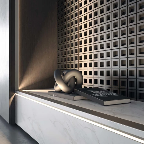 Профиль SL-MINI-SHELF-H8-2000 ANOD OLIVE GREY (Arlight, Алюминий) 038205