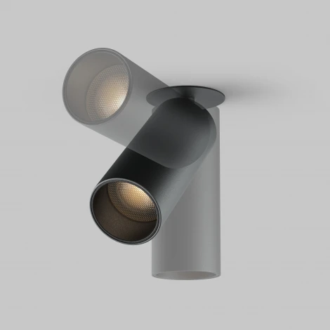 Встраиваемый светильник светодиодный Maytoni Focus LED C053CL-L12W3K-W-B (220V, круглые)