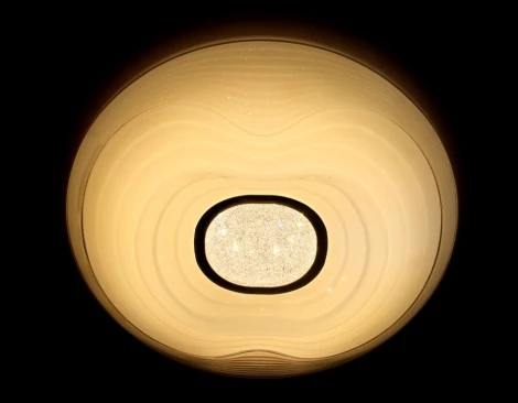 Потолочный светильник Orbital Crystal Sand FS1234 WH 48W D390