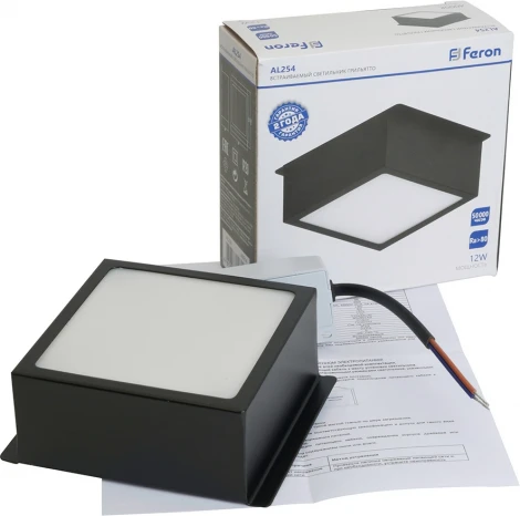 Светодиодный светильник Грильятто встраиваемый 12W Feron AL254 48914 (220V)