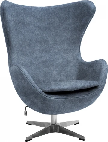 Кресло Bradex Home EGG STYLE CHAIR темно-серый, искусственная замша (RF 0691)