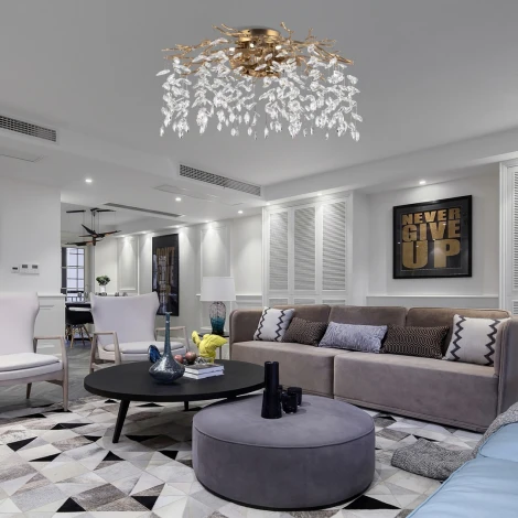 Потолочная люстра хрустальная Arte Milano Milano-3 23312.850.7.G9.B IB (220V)